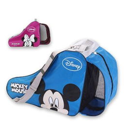 迪士尼 运动户外用品 轮滑包旱冰鞋包儿童溜冰鞋专用单肩包袋子 滑轮鞋背包